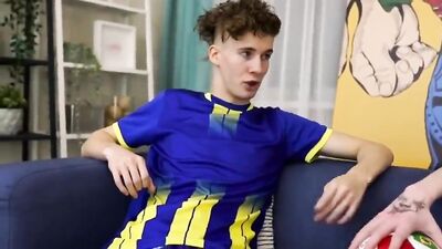 Post-Game Action - Bareback Cum Shots and Handjobs