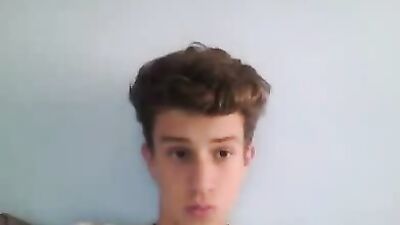 Self-Satisfying Blonde in the Bathroom