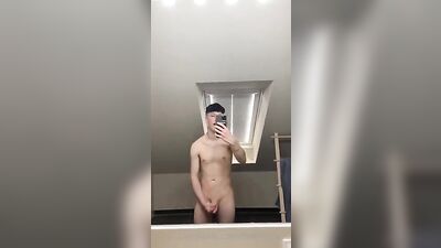 Handsome German Teen Takes a Solo Wank on Camera, Cumming All Over His Hands in the Best Way!