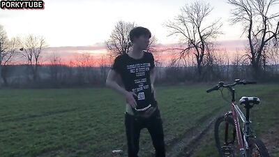 Natural Beauty: A Tiny Twinks Sun-kissed Sunrise Handjob