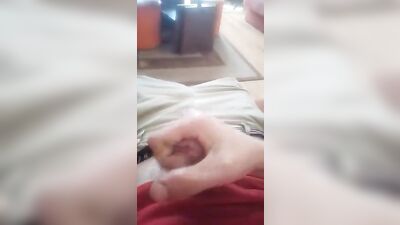 Teenage Boy Shoots Huge Load in Solo Cum Session