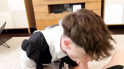 Getting Down and Dirty with Two Hunky Twinks in a Sex-Fueled Housecleaning Adventure