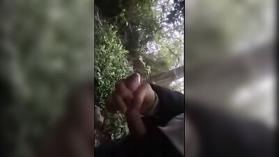 Handsome Blonde Cutie Jerks Off in Public Amidst Fetishistic Desires