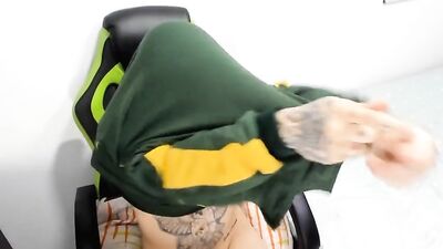 TWINK LOVERS: THE ART OF TATTOOS, PARTNERING WITH TOYS - BIG MEGA-LOAD CUM SHOTS