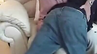 The lazy lout gets his ass spanked by his strict step-dad in this vintage teen boy fetish video