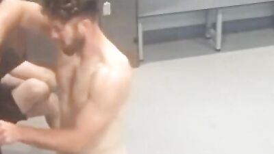 Web Cam British Public Changing Room Showers: Mixed Muscular Straight Amateurs