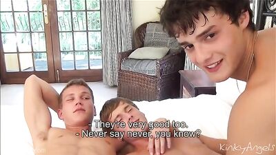 Young and Hungry - Gay Twink Action with Bareback Boyfriends