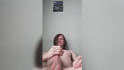 Young and Hairy: An Amateur Solo Handjob Webcam Experience