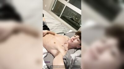 Twin Twink Cam Boys Show Off Their Hard Dicks While Wanking On Cam