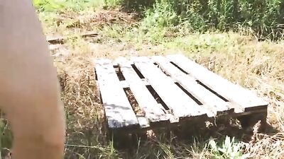 Dnz twink outdoor boner