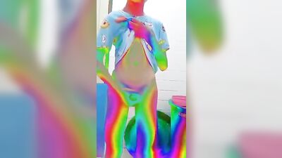 Amateur Solo Boy Handjob Cumshots Psychedelic Cumshot