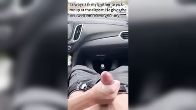 Brotherly Love - Amateur Fetish Risky Car Sex with DM123