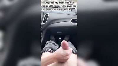 Brotherly Love - Amateur Fetish Risky Car Sex with DM123