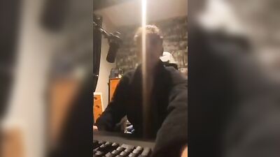 Teenage Twink with a Huge Dong Webcamming on the Internet