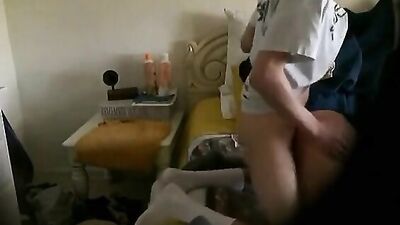 Straight college buddies enjoy a hot fuck and suck session