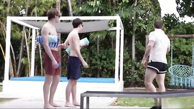 Group Fucks in the Hotel! - Public Rimming, Sucking and Licking with Cum Shots