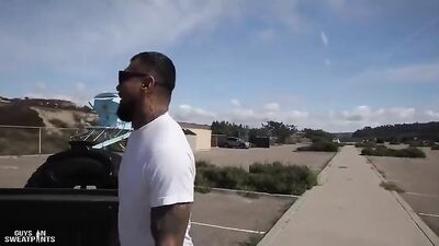 Slamming frat bros in garage: rough and kinky action with bareback and cum shots