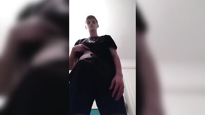 Cumming Over Cuties Chiseled Physique in a Private Strip and Jerk Session