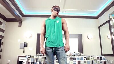 Gym Buddies Strip and Suck Off Each Other in the Locker Room