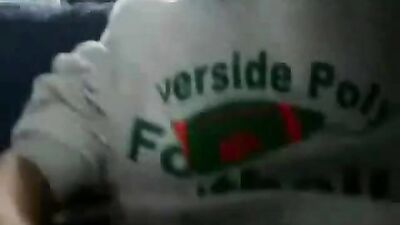 Big Cock Amateur Muscle Boy in Football T-Shirt Squirts Over his Hairy Chest