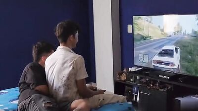 Latin lovers get down and dirty in their cozy bedroom