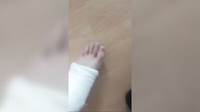 Gentlemen with Hairy Legs and Bandaged Feet, a Straight Boy in Medical Shoes