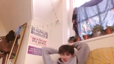 Japanese-American Webcam Model Showcasing His Fit Body and Huge Cock