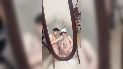 Big Latino Frat Guys Get Handjobs and Blowjobs on Webcam!