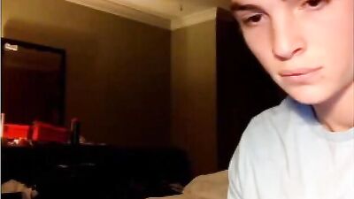 Sexy Brunette Jaxson Sings While Pleasuring Himself with a Huge Dick