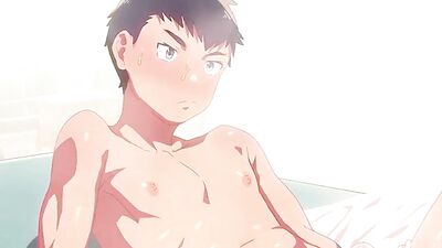 Anime Bros Get Hot and Steamy in the Gay Sauna!