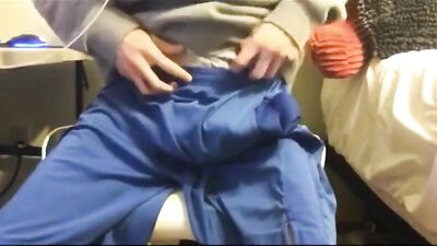 One-on-one action featuring a well-endowed stud!