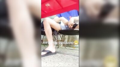 Straight Guy Caught Jerking Off in Public - Cum Shot Compilation!
