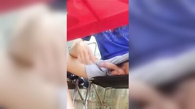 Straight Guy Caught Jerking Off in Public - Cum Shot Compilation!