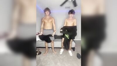 Chris and John: Two Str8 Amateurs Jerking Together on OnlyFans