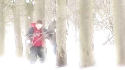 Barebacking With A Twink In Wintertime