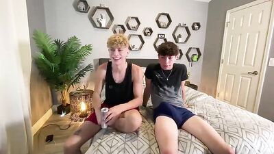 Raw & Raunchy: Bareback Blond Twink Action with Frat Boy Friends