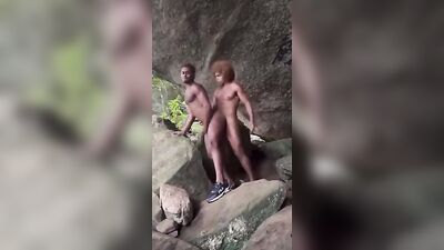 Fraternity Brothers Go Wild in the Woods - A Nature Adventure with Huge Dicks