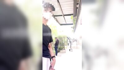 Public Cumming in the Open Air - Caught on Tape!