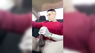 Gangbang of Twink Jerk-offs: Latin Lads Get Dirty in the Car 232