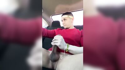 Gangbang of Twink Jerk-offs: Latin Lads Get Dirty in the Car 232