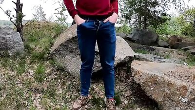 Absolute Blowjob- A Handsome Guy Gets His Dick Sucked In The Middle Of The City Park