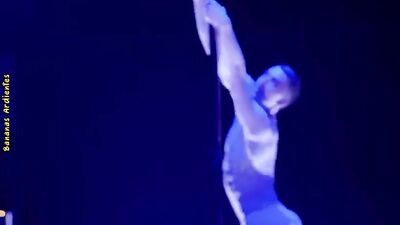 Muscles and Pole Tricks: A Hot Solo by a Flexible Hunk