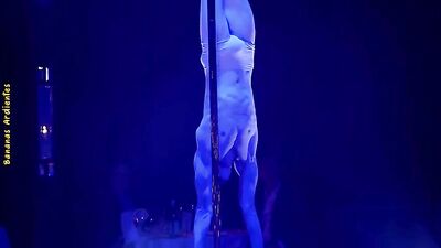 Muscles and Pole Tricks: A Hot Solo by a Flexible Hunk