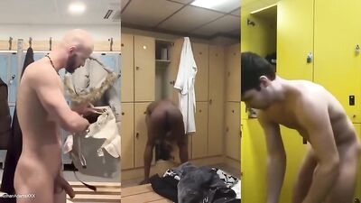 Muscle Jocks in the Locker Room - Amateur Fetish Compilation