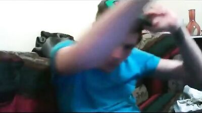 Young and Curious: The Amateur Web-Cam Collection - Lovely Amateur Twink Jerking Off 5