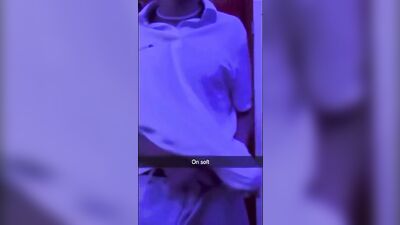 Young Straight Guy Dillon Latham Goes Wild in the Shower with His Giant Cock