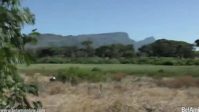 Handsome Hunk Manuel Rios Goes Down on Sascha Chaykin in a Fiery Bareback Action Scene