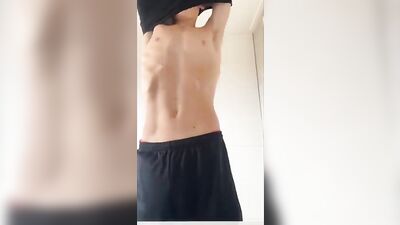 Young, Handsome and Cute - A Selfie Cam with a Blonde Boy who loves to Cum