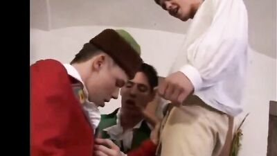 Buddies In Leather: Three Handsome Men Get Down and Dirty in a Steamy Threesome