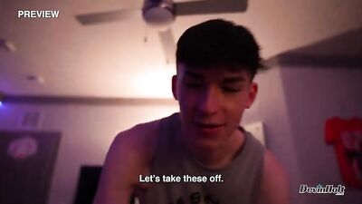 The Making of Two Butch Dudes in Love: Dylan Top and Me Bottom Fucking Each Other Raw while Having a Blast!